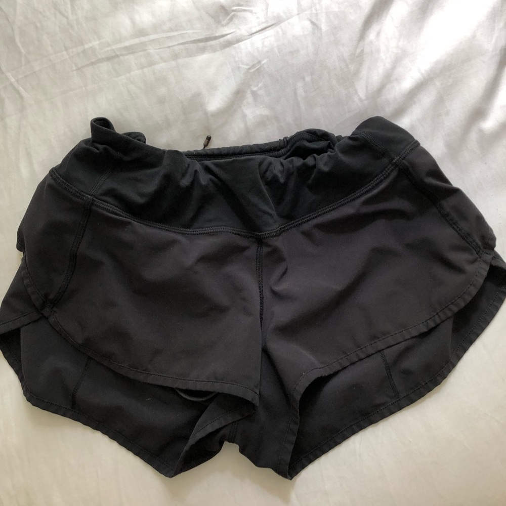 Black lululemon shorts